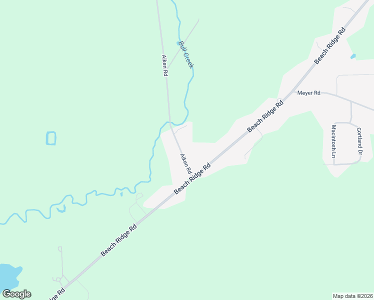 map of restaurants, bars, coffee shops, grocery stores, and more near 6755 Aiken Road in Lockport