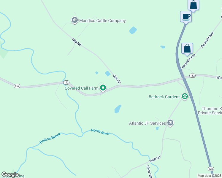 map of restaurants, bars, coffee shops, grocery stores, and more near 63 Harvey Mill Road in Lee