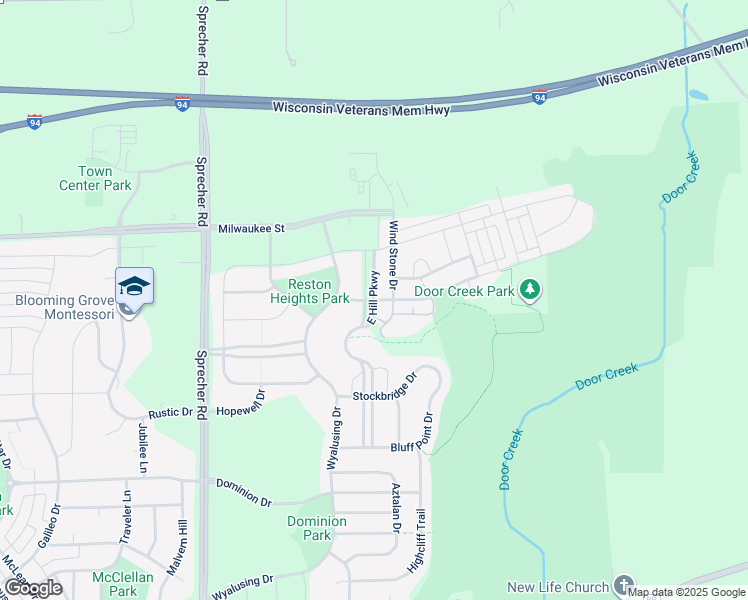map of restaurants, bars, coffee shops, grocery stores, and more near 6860 Littlemore Drive in Madison