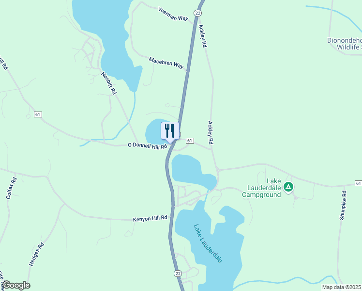 map of restaurants, bars, coffee shops, grocery stores, and more near 623 County Road 61 in Cambridge