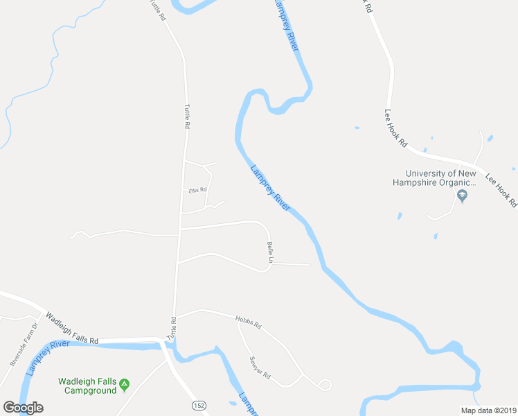 map of restaurants, bars, coffee shops, grocery stores, and more near 23 Belle Lane in Lee