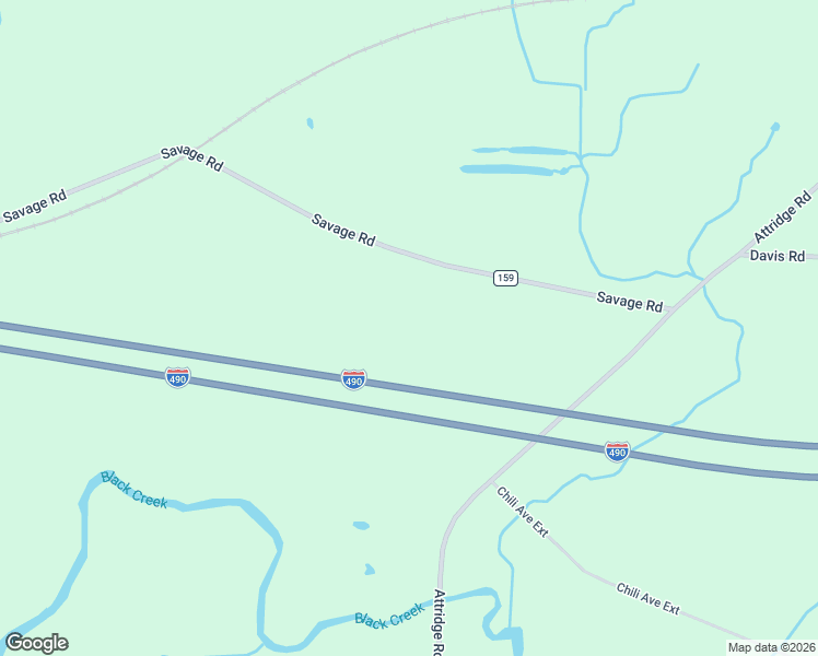map of restaurants, bars, coffee shops, grocery stores, and more near 883 Savage Road in Churchville