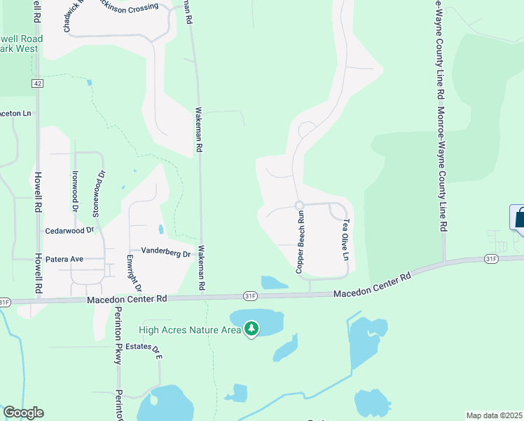 map of restaurants, bars, coffee shops, grocery stores, and more near 12 Golden Bell Court in Fairport