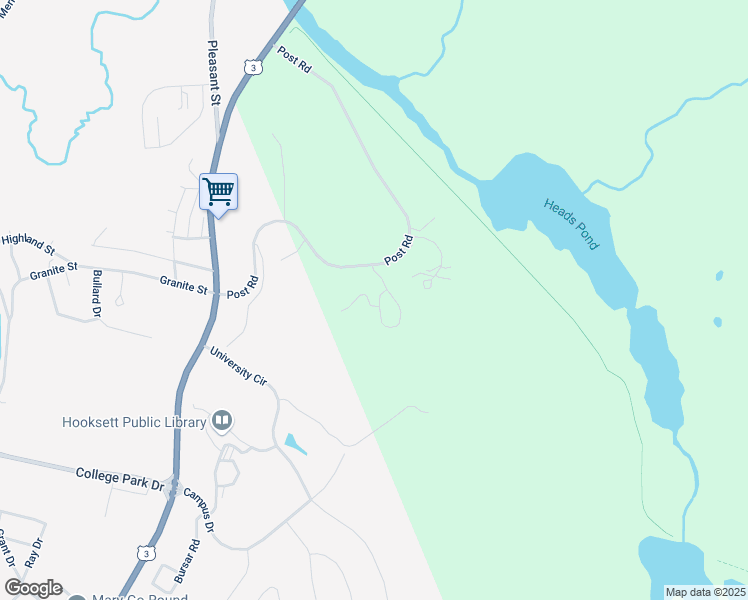 map of restaurants, bars, coffee shops, grocery stores, and more near 18 Manor Drive in Hooksett