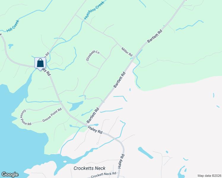 map of restaurants, bars, coffee shops, grocery stores, and more near 25 Bartlett Road in Kittery