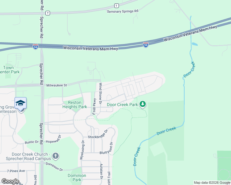 map of restaurants, bars, coffee shops, grocery stores, and more near 202 Golden Maple Road in Madison