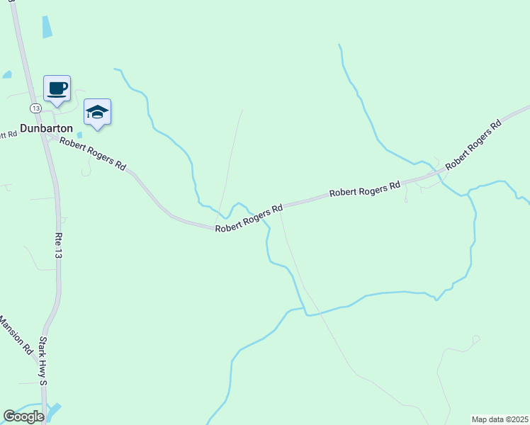 map of restaurants, bars, coffee shops, grocery stores, and more near 57 Robert Rogers Road in Dunbarton