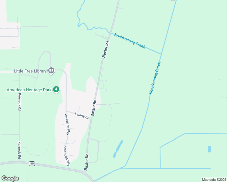 map of restaurants, bars, coffee shops, grocery stores, and more near 4570 Baxter Rd in Cottage Grove