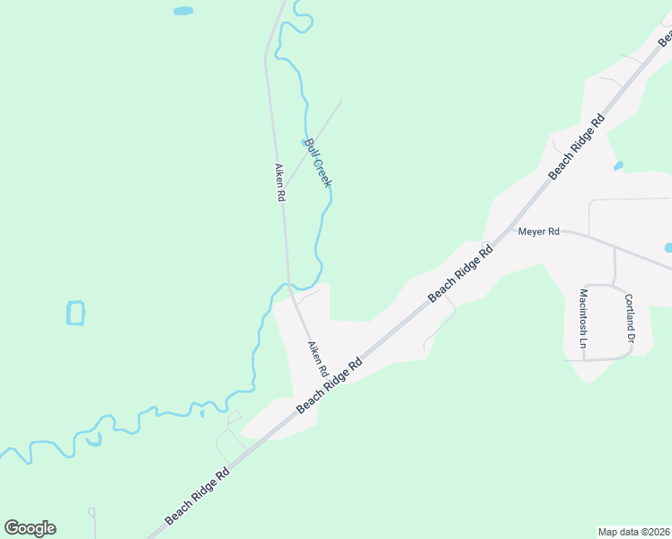 map of restaurants, bars, coffee shops, grocery stores, and more near 6721 Aiken Road in Lockport