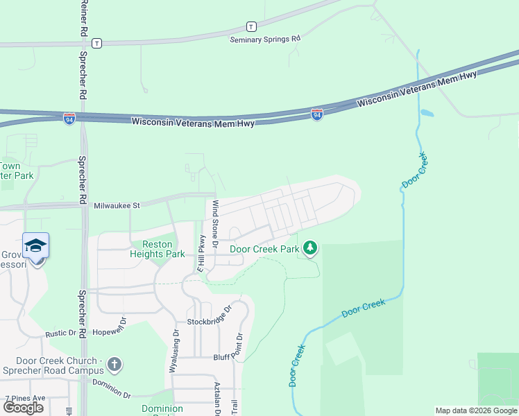 map of restaurants, bars, coffee shops, grocery stores, and more near 202 Golden Maple Rd in Madison