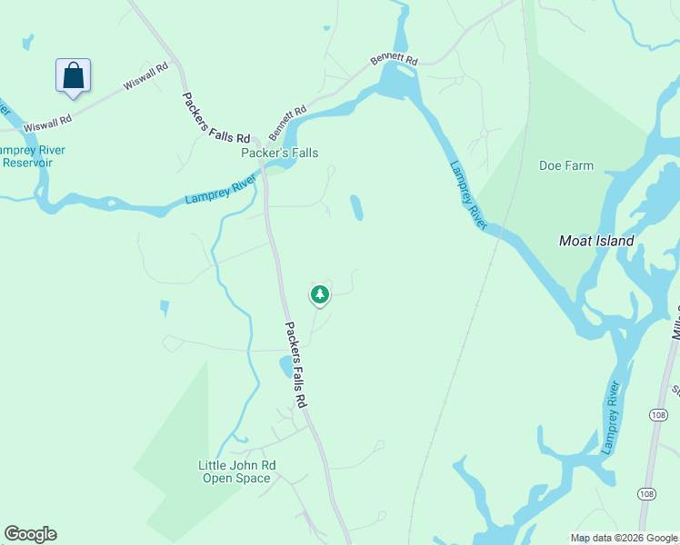 map of restaurants, bars, coffee shops, grocery stores, and more near 156 Packers Falls Road in Durham