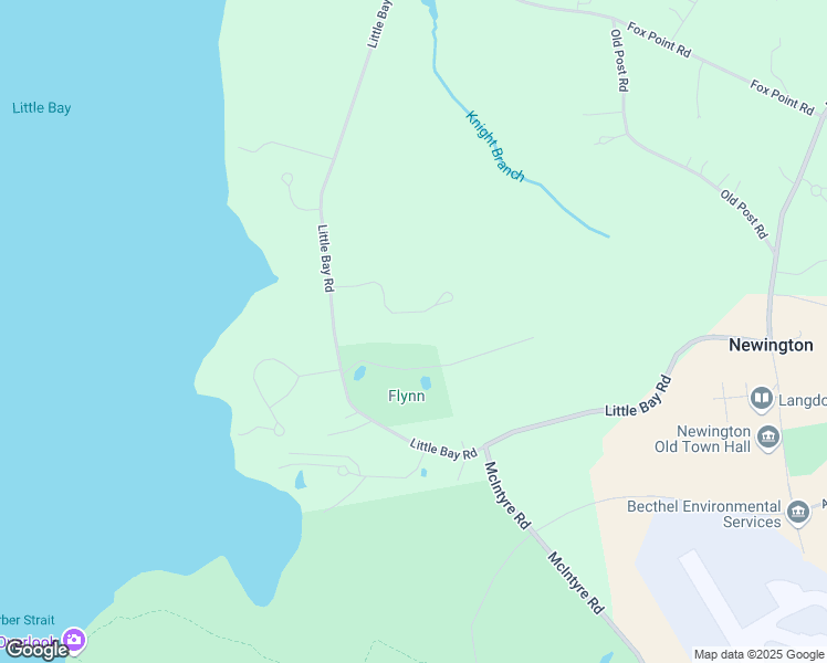 map of restaurants, bars, coffee shops, grocery stores, and more near 40 Captains Landing in Newington