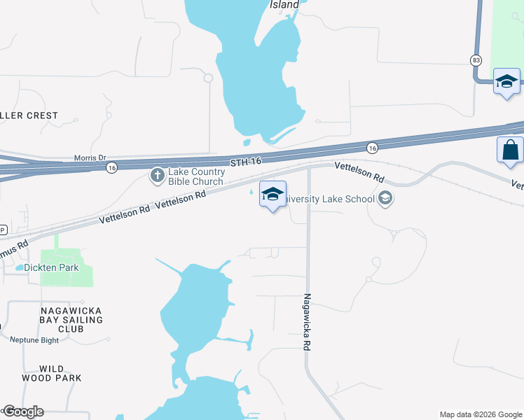 map of restaurants, bars, coffee shops, grocery stores, and more near 1800 Vettelson Road in Hartland