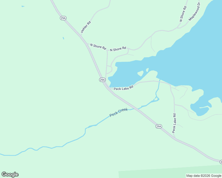 map of restaurants, bars, coffee shops, grocery stores, and more near New York 29A in Johnstown