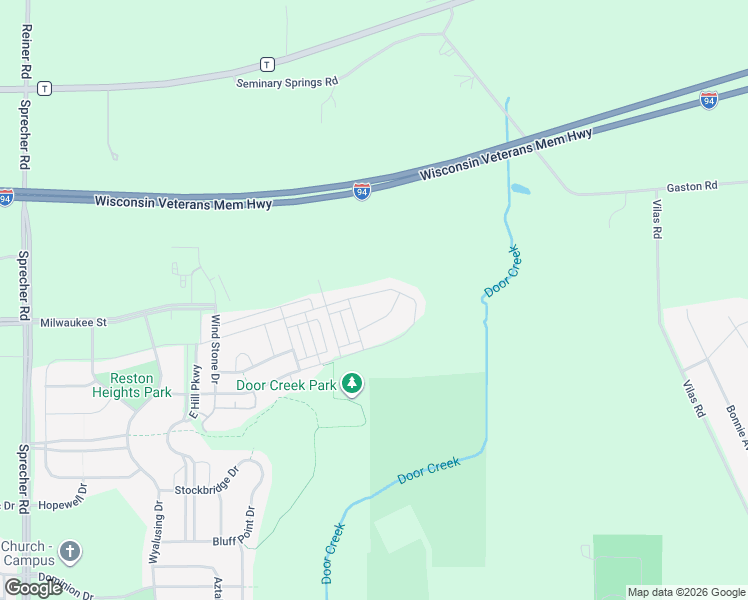 map of restaurants, bars, coffee shops, grocery stores, and more near 7121 Field Flower Way in Madison