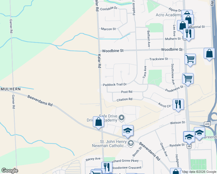 map of restaurants, bars, coffee shops, grocery stores, and more near in Niagara Falls