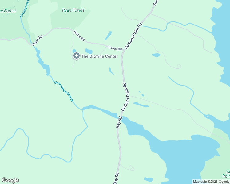 map of restaurants, bars, coffee shops, grocery stores, and more near 360 Durham Point Road in Durham