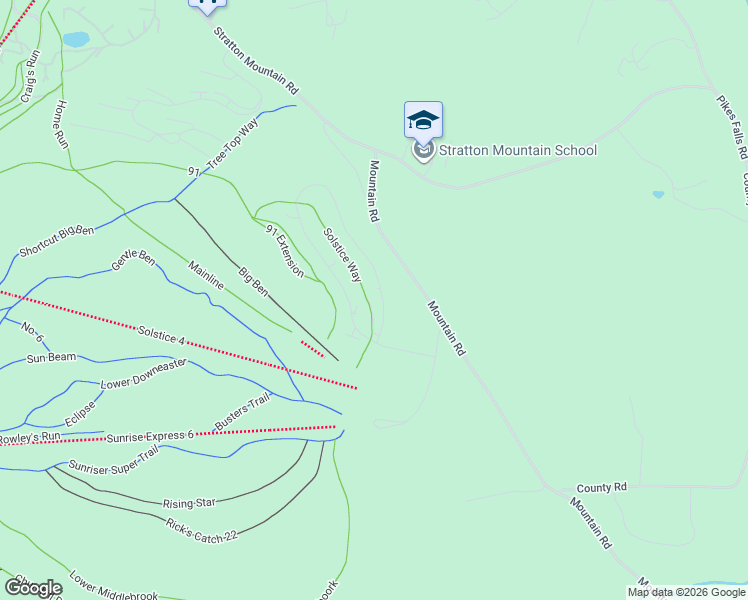 map of restaurants, bars, coffee shops, grocery stores, and more near 168 Sunbowl Ridge Road in Stratton