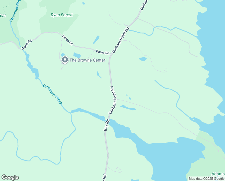 map of restaurants, bars, coffee shops, grocery stores, and more near 360 Durham Point Road in Durham