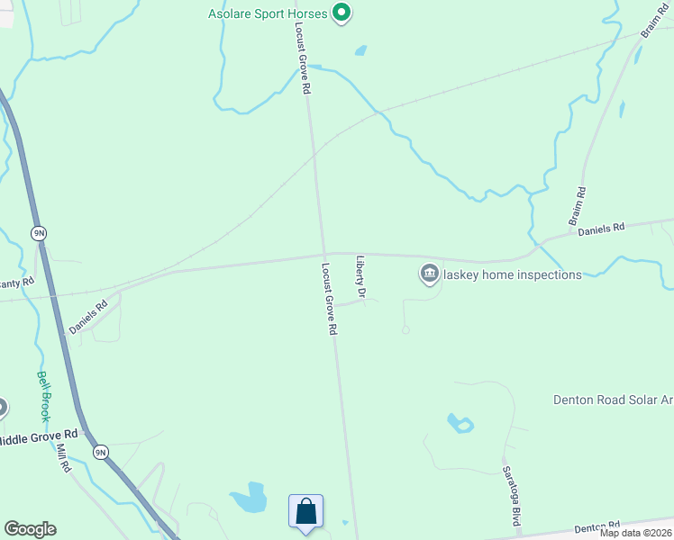 map of restaurants, bars, coffee shops, grocery stores, and more near 77 Locust Grove Road in Saratoga Springs