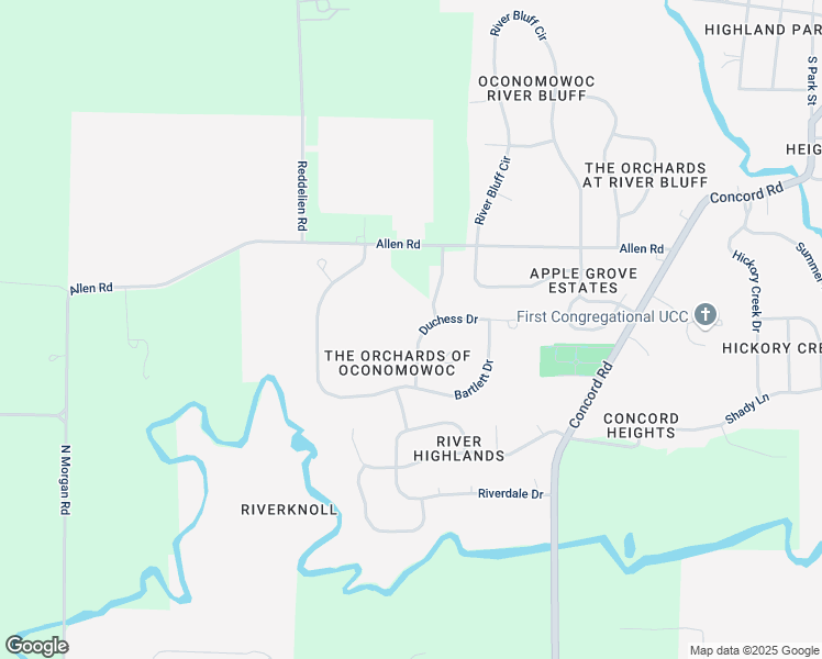 map of restaurants, bars, coffee shops, grocery stores, and more near 946 Duchess Drive in Oconomowoc