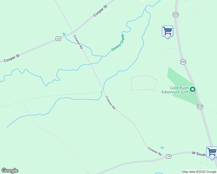 map of restaurants, bars, coffee shops, grocery stores, and more near 4919 Creaser Rd in Oneida