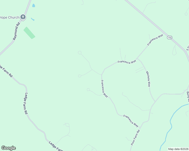 map of restaurants, bars, coffee shops, grocery stores, and more near 39 Francesca Way in Nottingham