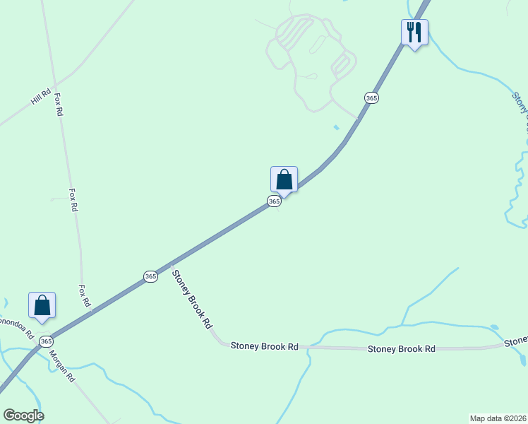 map of restaurants, bars, coffee shops, grocery stores, and more near 4978 New York 365 in Verona
