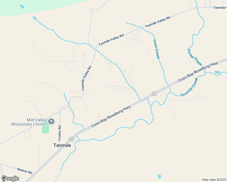 map of restaurants, bars, coffee shops, grocery stores, and more near 240 Towhee Lane in Tenmile