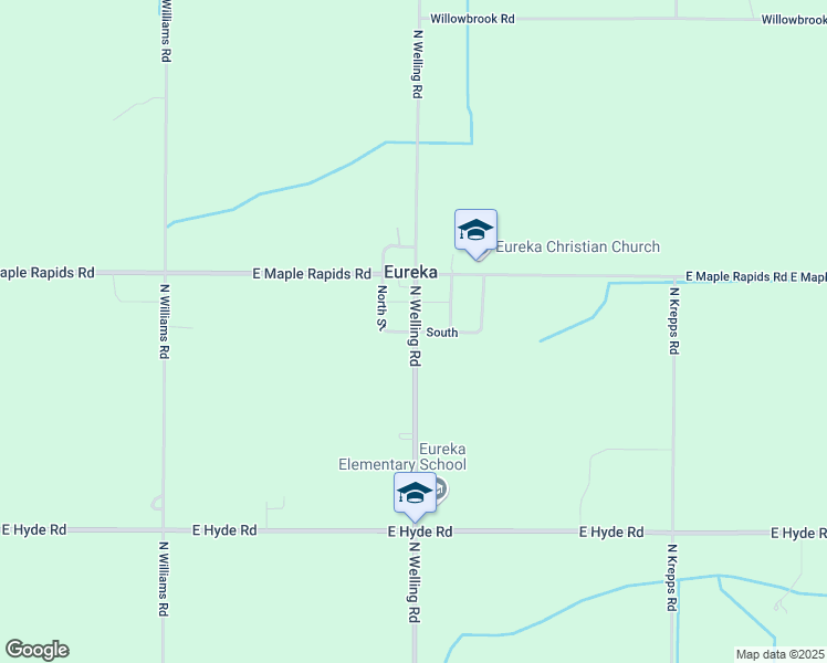 map of restaurants, bars, coffee shops, grocery stores, and more near 1013 West South Street in Saint Johns