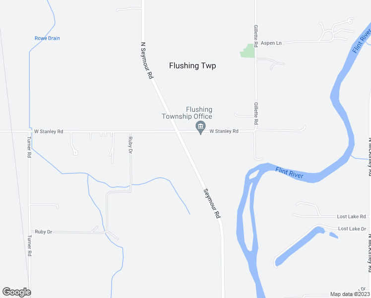 map of restaurants, bars, coffee shops, grocery stores, and more near 6483 North Seymour Road in Flushing