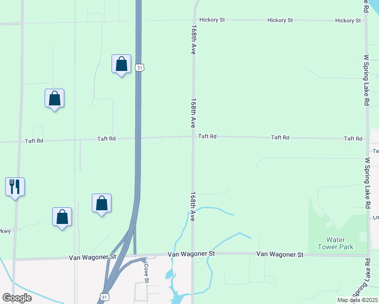 map of restaurants, bars, coffee shops, grocery stores, and more near in Spring Lake