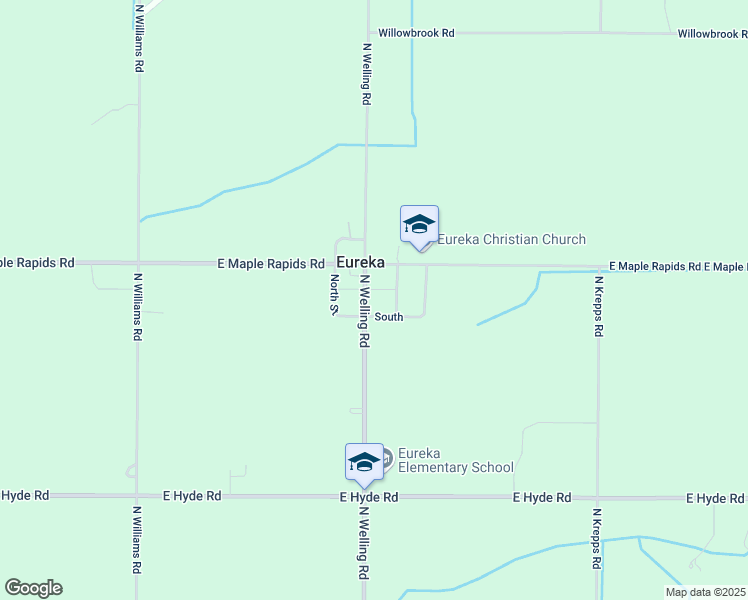 map of restaurants, bars, coffee shops, grocery stores, and more near 7809 Fremont Street in Eureka