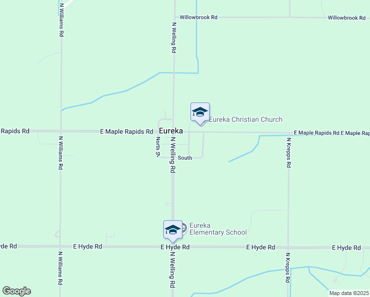 map of restaurants, bars, coffee shops, grocery stores, and more near 7809 Fremont Street in Eureka