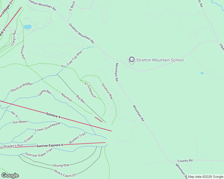 map of restaurants, bars, coffee shops, grocery stores, and more near 144 Sunbowl Ridge Road in Stratton