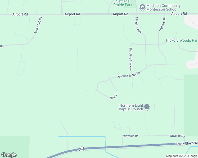 map of restaurants, bars, coffee shops, grocery stores, and more near 4540 Nina Lane in Middleton