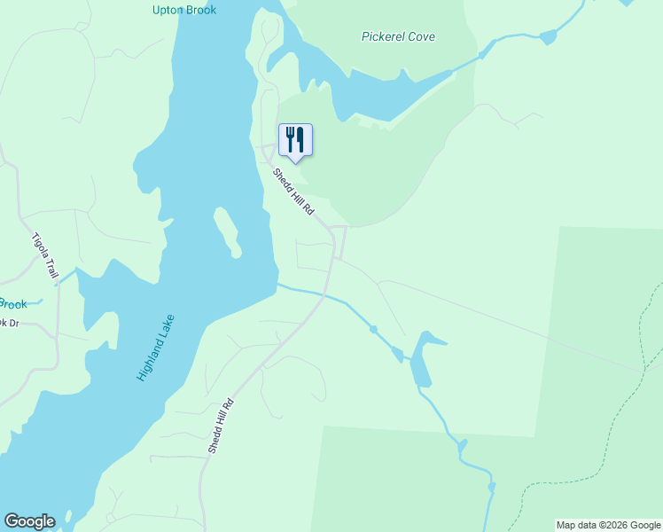 map of restaurants, bars, coffee shops, grocery stores, and more near 1 Saint Nicholas Drive in Stoddard