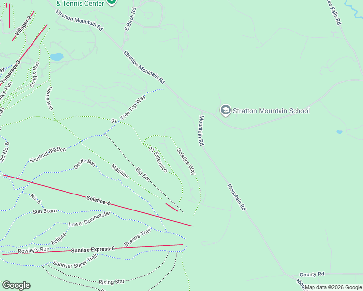 map of restaurants, bars, coffee shops, grocery stores, and more near 122 Sunbowl Ridge Road in Stratton