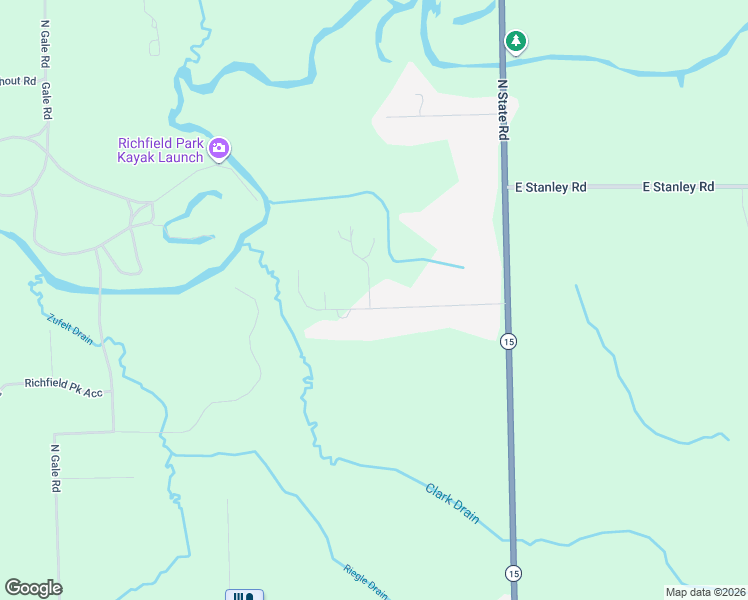 map of restaurants, bars, coffee shops, grocery stores, and more near 9377 Hubbard Road in Davison