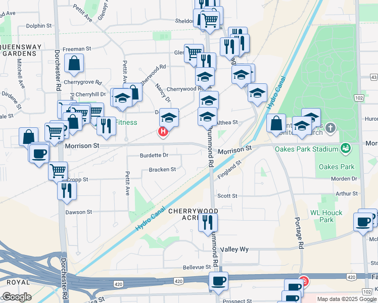 6307 Burdette Drive, Niagara Falls ON Walk Score