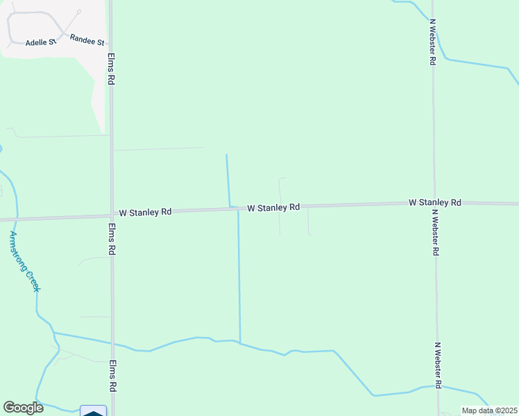 map of restaurants, bars, coffee shops, grocery stores, and more near 6300 West Stanley Road in Mount Morris