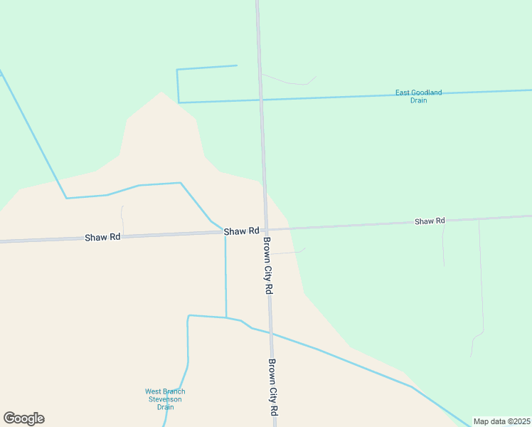 map of restaurants, bars, coffee shops, grocery stores, and more near 2316 Brown City Road in Imlay City