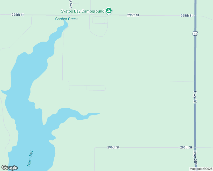 map of restaurants, bars, coffee shops, grocery stores, and more near Unnamed Road in Lake Andes