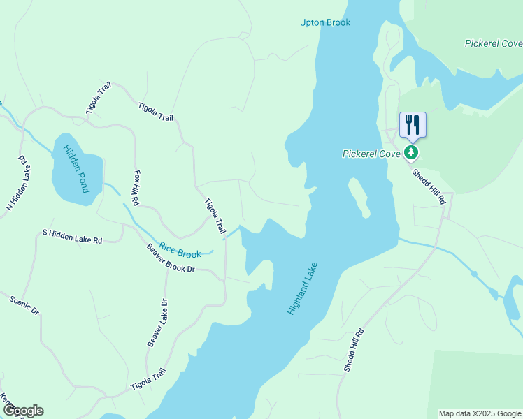 map of restaurants, bars, coffee shops, grocery stores, and more near 70 Nichols Drive in Stoddard