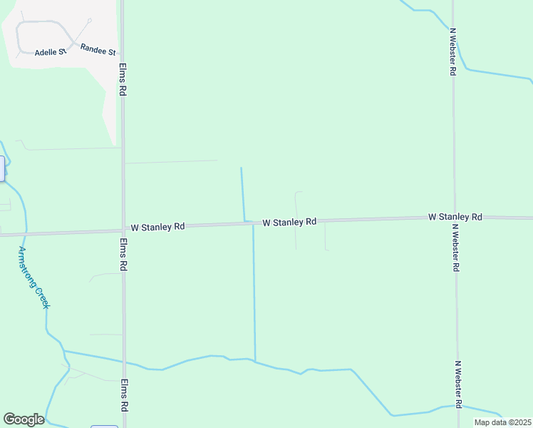 map of restaurants, bars, coffee shops, grocery stores, and more near 6300 West Stanley Road in Mount Morris