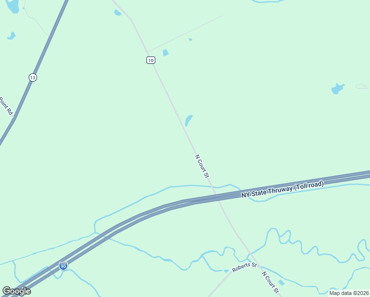 map of restaurants, bars, coffee shops, grocery stores, and more near 8001 North Court Street in Canastota