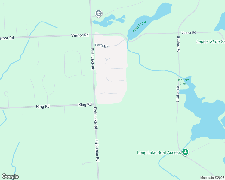 map of restaurants, bars, coffee shops, grocery stores, and more near 2559 Teri-Lyn Court in Lapeer