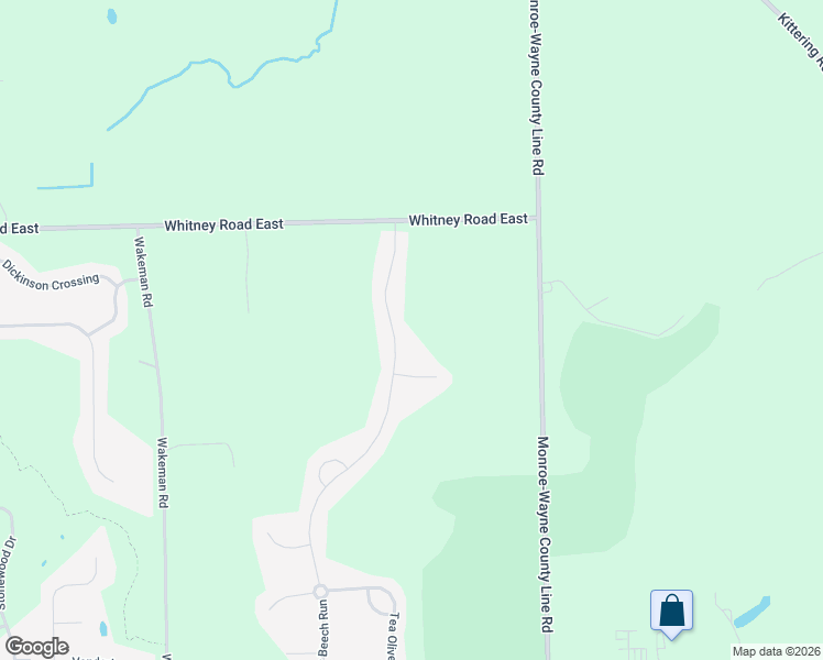 map of restaurants, bars, coffee shops, grocery stores, and more near 74 Copper Beech Run in Monroe County