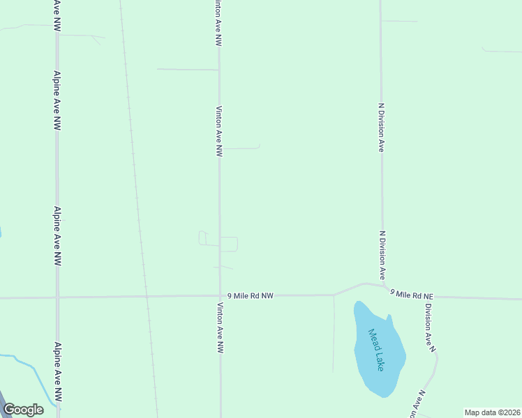 map of restaurants, bars, coffee shops, grocery stores, and more near 7820 Vinton Avenue Northwest in Sparta