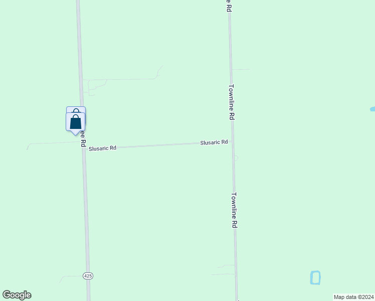 map of restaurants, bars, coffee shops, grocery stores, and more near 3990 Slusaric Road in North Tonawanda